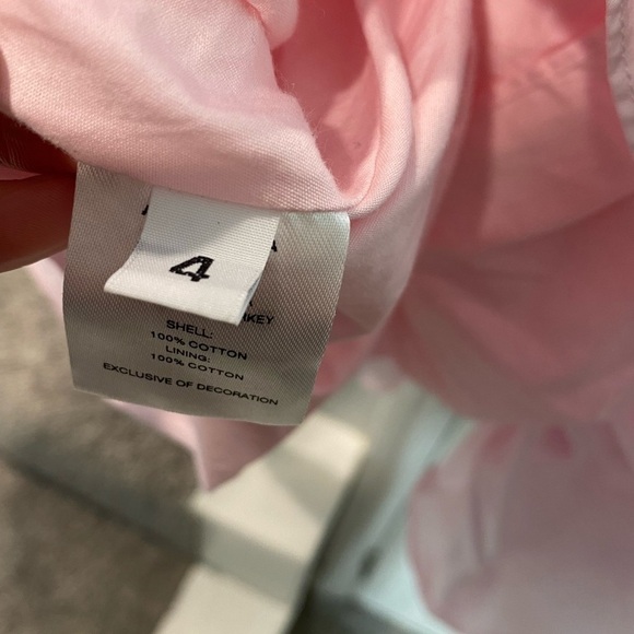 AREA Crystal Trim Poplin Mini Dress size 4 - Picture 8 of 12